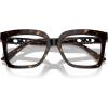 imageMichael Kors Womens Mk4119u Nassau Universal Fit Square Prescription Eyewear FramesDark TortoiseDemo Lens