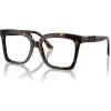 imageMichael Kors Womens Mk4119u Nassau Universal Fit Square Prescription Eyewear FramesDark TortoiseDemo Lens