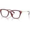 imageMichael Kors Womens Mk4133d Hainan Rectangular Prescription Eyewear FramesDeep RedDemo Lens