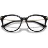 imageMichael Kors Womens Mk4135u Tortola Universal Fit Round Prescription Eyewear FramesBlackDemo Lens
