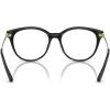 imageMichael Kors Womens Mk4135u Tortola Universal Fit Round Prescription Eyewear FramesBlackDemo Lens