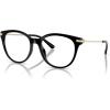 imageMichael Kors Womens Mk4135u Tortola Universal Fit Round Prescription Eyewear FramesBlackDemo Lens