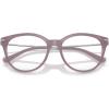 imageMichael Kors Womens Mk4135u Tortola Universal Fit Round Prescription Eyewear FramesLight IrisDemo Lens