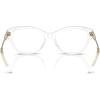imageMichael Kors Womens Mk4136 Makena Beach Square Prescription Eyewear FramesClearDemo Lens