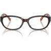 imageMichael Kors Womens Mk4113 Gargano Oval Prescription Eyewear FramesDark TortoiseDemo Lens