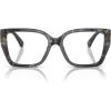 imageMichael Kors Womens Mk4115u Castello Universal Fit Square Prescription Eyewear FramesBright Blue TortoiseDemo Lens