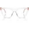 imageMichael Kors Womens Mk4118u Hawaii Universal Fit Cat Eye Prescription Eyewear FramesClearDemo Lens