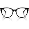 imageMichael Kors Womens Mk4135u Tortola Universal Fit Round Prescription Eyewear FramesBlackDemo Lens
