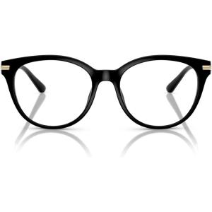 imageMichael Kors Womens Mk4135u Tortola Universal Fit Round Prescription Eyewear FramesBlackDemo Lens