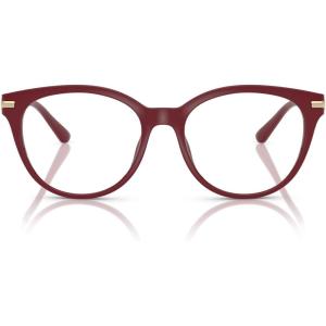 imageMichael Kors Womens Mk4135u Tortola Universal Fit Round Prescription Eyewear FramesDeep RedDemo Lens