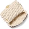 imageMichael Kors Tribeca Large Convertible Chain Shoulder BagGoldtone HardwareAll Over WovenLight Cream