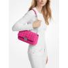 imageMichael Kors Tribeca Large Convertible Chain Shoulder BagSilvertone HardwareWild Berry