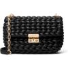 Gold-tone Hardware/All Over Woven/Black