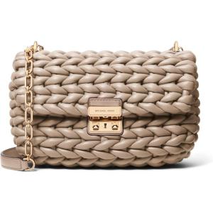 imageMichael Kors Tribeca Large Convertible Chain Shoulder BagGoldtone HardwareBirch