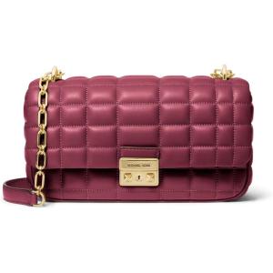 imageMichael Kors Tribeca Large Convertible Chain Shoulder BagGoldtone HardwareMulberry
