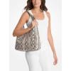 imageMichael Kors Nolita Large Hobo Shoulder Bag Antique GoldTone HardwareNatural