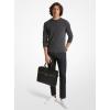 imageMichael Kors Malone Briefcase SilverTone HardwareBlack