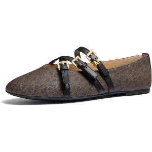 imageMichael Kors Womens Indy Flex Ballet FlatBlackBrown