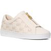 imageMichael Kors Womens Keaton Zip Slip on Sneaker Lace UpLight Cream