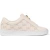 imageMichael Kors Womens Keaton Zip Slip on Sneaker Lace UpLight Cream