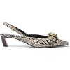 imageMichael Kors Womens Jaden Kitten Sling PumpSilver