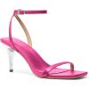 imageMichael Kors Womens Liana Mid Heel SandalWild Berry