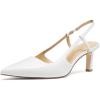 imageMichael Kors Womens Alora Mid Sling PumpOptical White