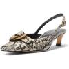 imageMichael Kors Womens Jaden Kitten Sling PumpSilver