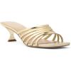 imageMichael Kors Womens Haisley Kitten Heel SandalPale Gold