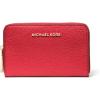 imageMichael Kors Jet Set Small Zip Around Card CaseCrimson