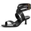 imageMichael Kors Womens Irene Kitten Heel SandalBlack