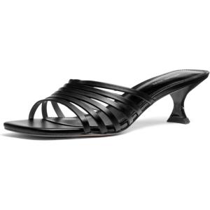 imageMichael Kors Womens Haisley Kitten Heel SandalBlack