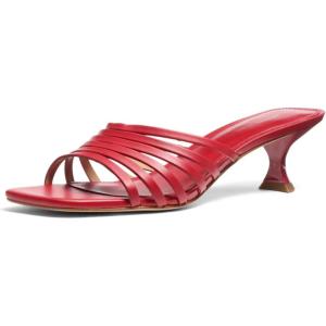 imageMichael Kors Womens Haisley Kitten Heel SandalCrimson