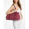 imageMichael Kors Romee Large ToteGoldtone HardwareSignatureMulberry