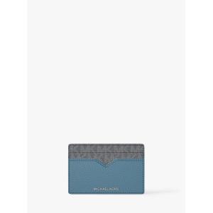 imageMichael Kors Mens Hudson Notched Money Clip Card Case WalletImperial Blue