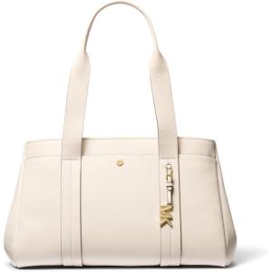 imageMichael Kors Romee Large ToteGoldtone HardwareLight Cream