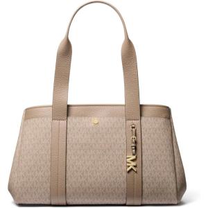 imageMichael Kors Romee Large ToteGoldtone HardwareSignatureBirch