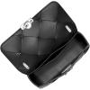 imageMichael Kors Tribeca Small Convertible Chain Shoulder BagSilvertone HardwareWoven LeatherBlack