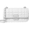 Silver-tone Hardware/Box Quilted Costa Lamb Leather/Optic White