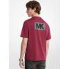 imageMichael Kors Mens Dot Mk Logo TeeDeep Mulberry