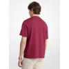 imageMichael Kors Mens Embossed Shadow Logo TeeDeep Mulberry