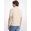 imageMichael Kors Mens Zip Placket PoloSoft Ecru