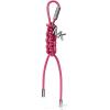 imageMichael Kors Braided Charm Key ChainSilvertone HardwareWild Berry