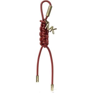 imageMichael Kors Braided Charm Key ChainGoldtone HardwareCrimson