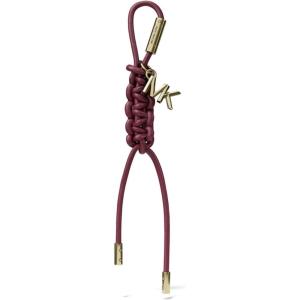 imageMichael Kors Braided Charm Key ChainGoldtone HardwareMulberry