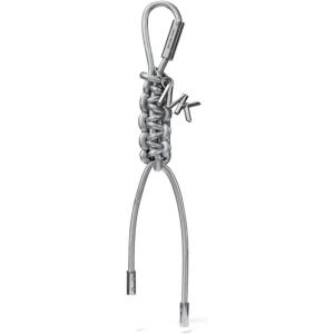 imageMichael Kors Braided Charm Key ChainSilvertone HardwareSilver