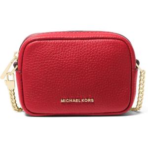 imageMichael Kors Bryant Bag Charm Key Chain BirchGoldtone HardwareCrimson