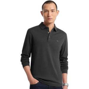 imageMichael Kors Mens Long Sleeve Sleek Mk PoloBlack