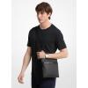 imageMichael Kors Hudson Flat CrossbodyLight GunmetalhardwareBlack