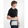 imageMichael Kors Hudson Flat CrossbodyLight GunmetalhardwareBright White